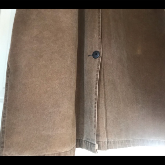 Jackeroos light brown Vintage Trench Coat Duster - Picture 8 of 10